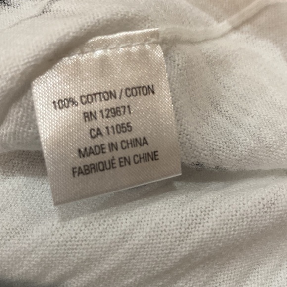 Skull cashmere 100% cotton long sleeve tee - Picture 3 of 4